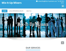 Tablet Screenshot of mix-it-upmixers.com
